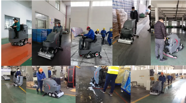 意昂3洗扫一体机，助力工厂地面高效清洁