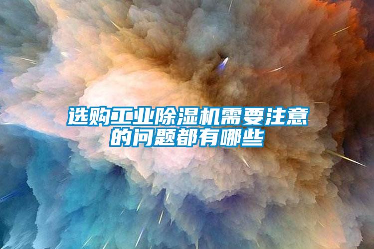 选购长征娱乐除湿机需要注意的问题都有哪些