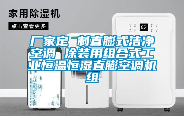 厂家定 制直膨式洁净空调 涂装用组合式长征娱乐恒温恒湿直膨空调机组