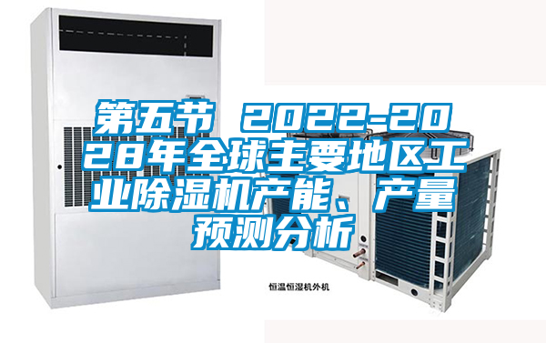 第五节 2022-2028年全球主要地区长征娱乐除湿机产能、产量预测分析
