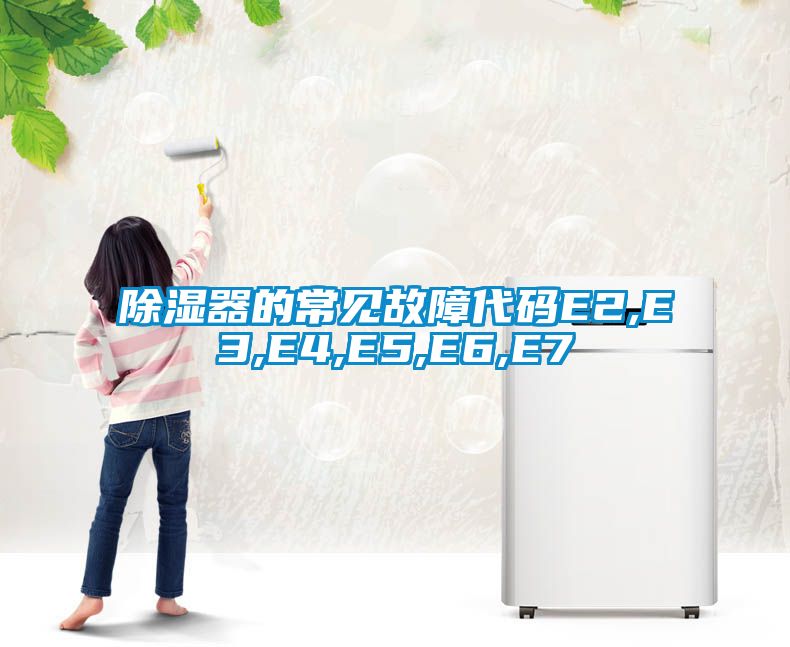 除湿器的常见故障代码E2,E3,E4,E5,E6,E7
