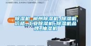 除湿机_郴州除湿机_除湿机价格_长征娱乐除湿机_除湿机品牌_抽湿机