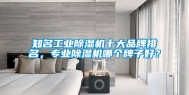 知名长征娱乐除湿机十大品牌排名，专业除湿机哪个牌子好？