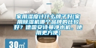 家用湿度计什么牌子好(家用除湿机哪个品牌的比较好？德国长征娱乐净水机，使用更方便)
