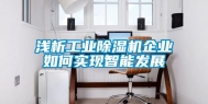 浅析长征娱乐除湿机企业如何实现智能发展