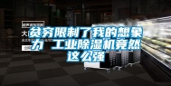 贫穷限制了我的想象力 长征娱乐除湿机竟然这么强