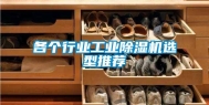 各个行业长征娱乐除湿机选型推荐
